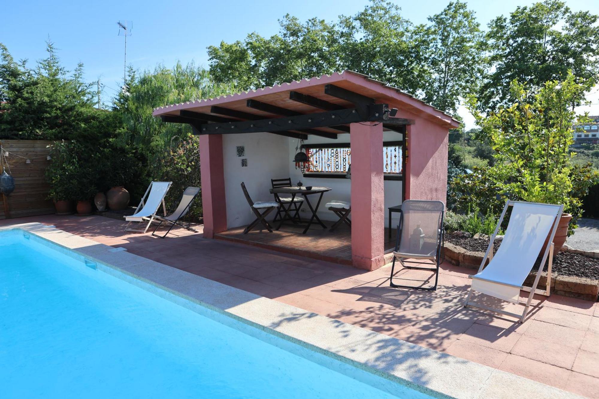 Villa El Cedre Blau Vivienda Con Piscina En Granollers Esterno foto